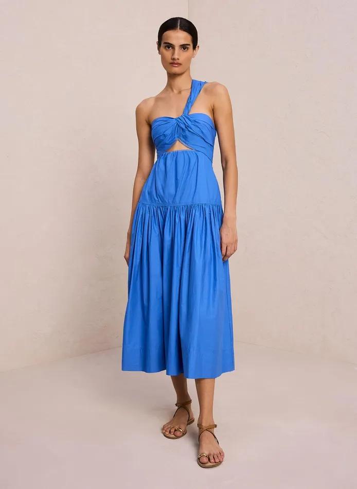 Women Dresses ALC Aubrey Cotton Midi Dress Coastal Blue
