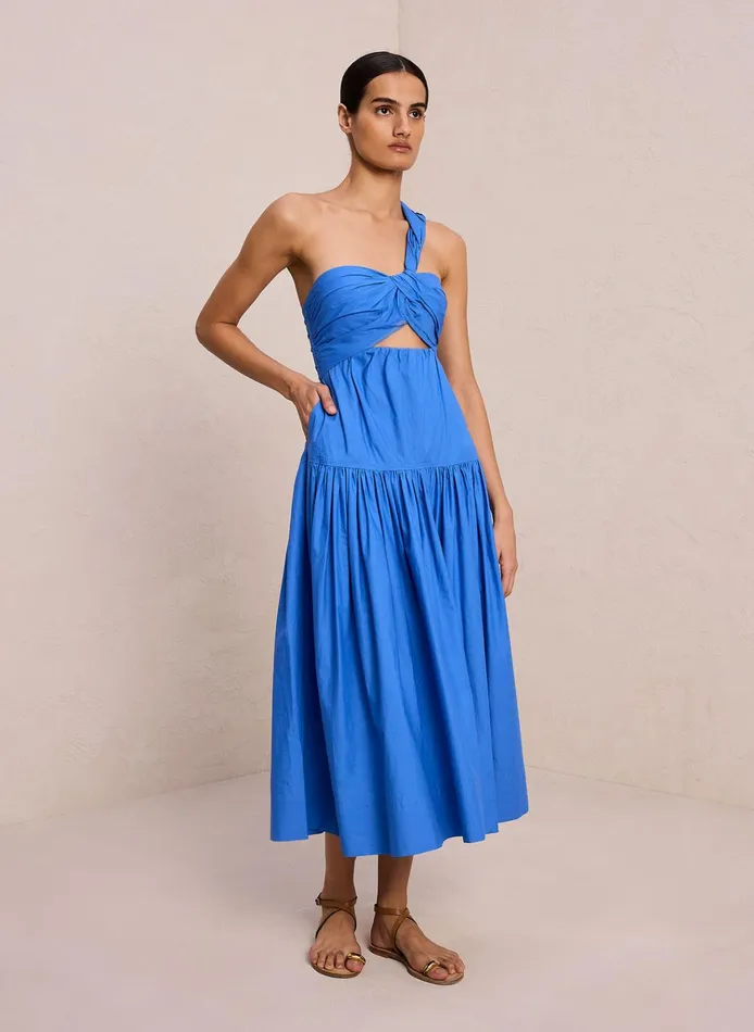 Women Dresses ALC Aubrey Cotton Midi Dress Coastal Blue
