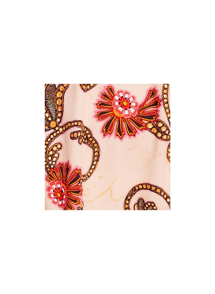 Women Dresses ALC August Cotton Midi Dress Peach Dust Multi