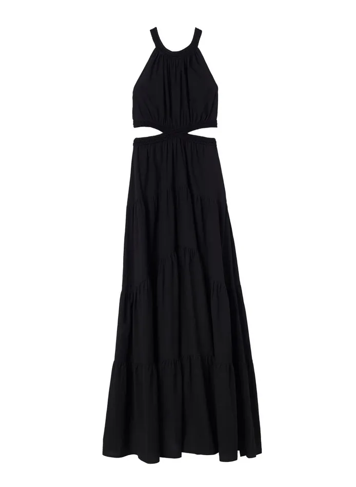 Women Dresses ALC Casey Crochet Trim Dress Black