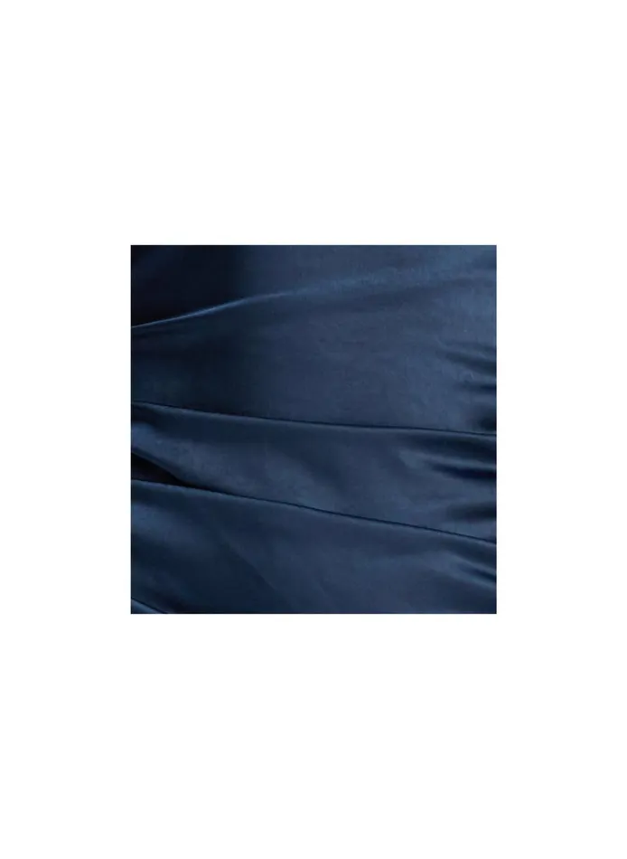 Women Dresses ALC Inez Satin Midi Dress Dark Sapphire