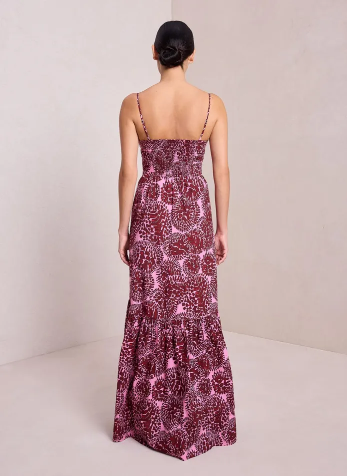 Women Dresses ALC Laura Cotton Maxi Dress Applerose Combo
