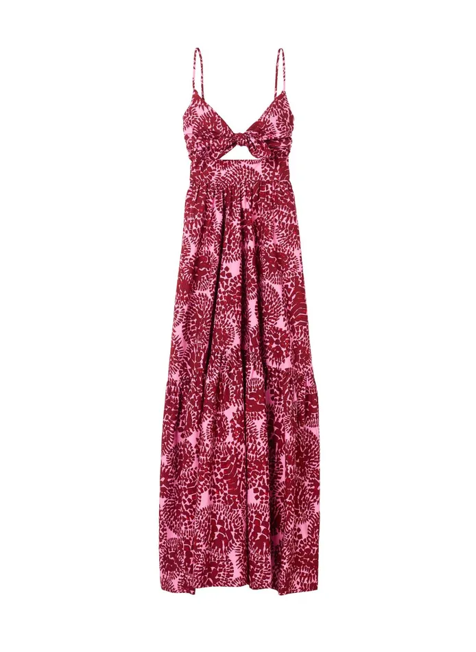 Women Dresses ALC Laura Cotton Maxi Dress Applerose Combo