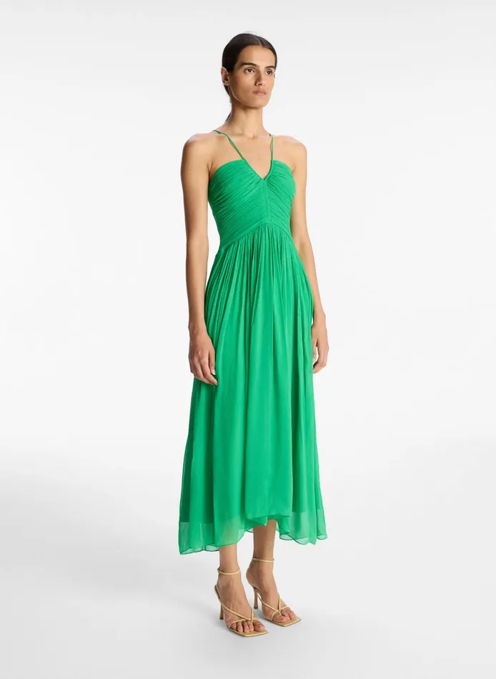 Women Dresses ALC Rumi Silk Chiffon Dress Verde