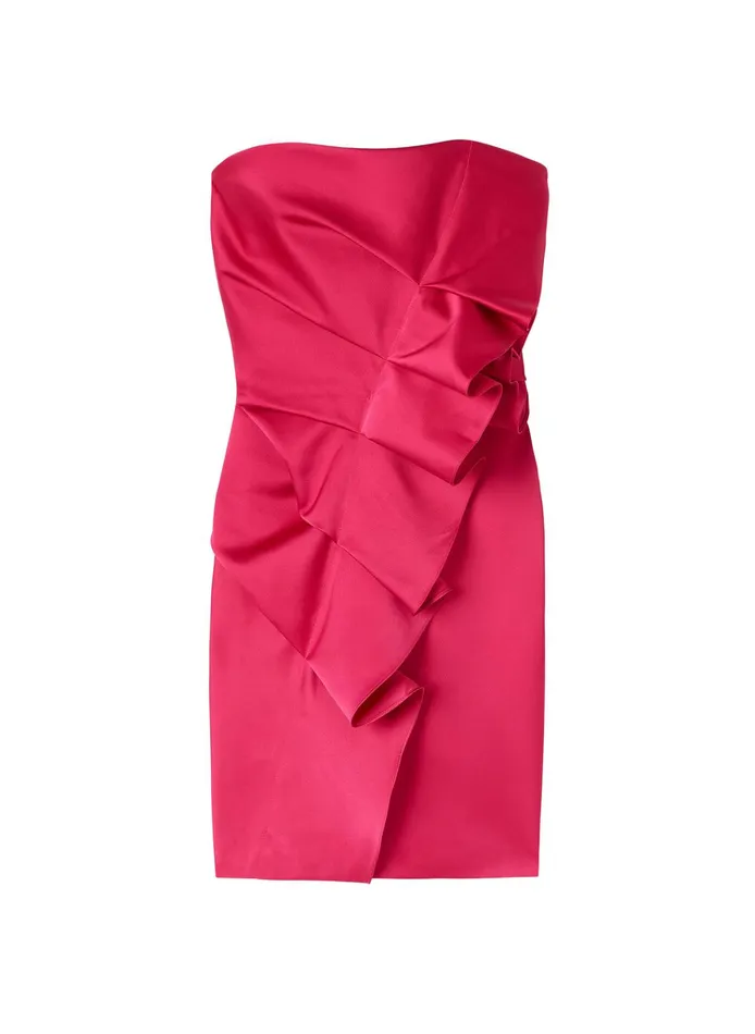 Women Dresses ALC Talita Strapless Satin Mini Dress Manzanita