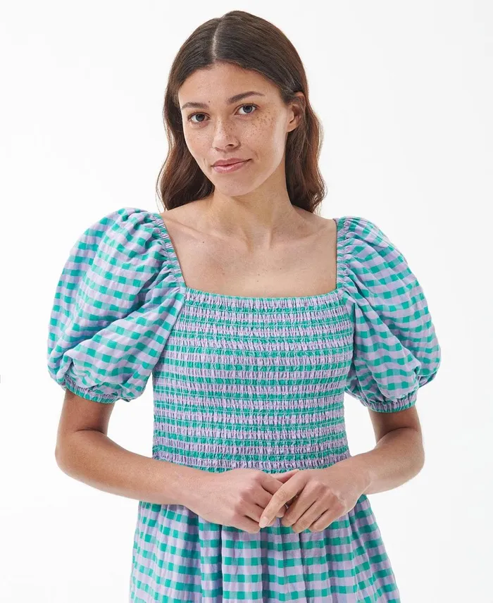 Women Dresses and Skirts Barbour Geranium Midi Dress Classic Multi Women Dresses and Skirts Barbour Geranium Midi Dress Classic Multi
