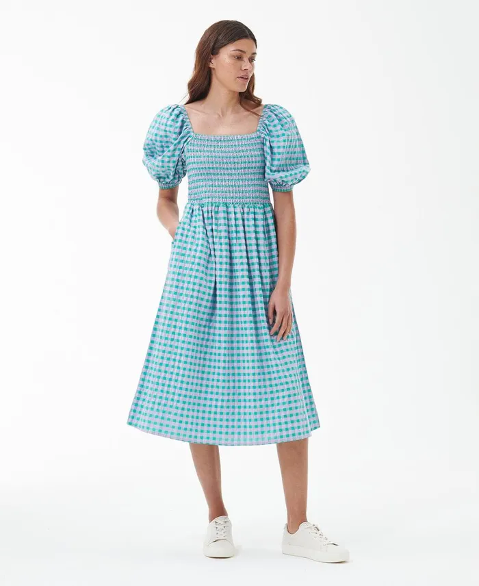Women Dresses and Skirts Barbour Geranium Midi Dress Classic Multi Women Dresses and Skirts Barbour Geranium Midi Dress Classic Multi