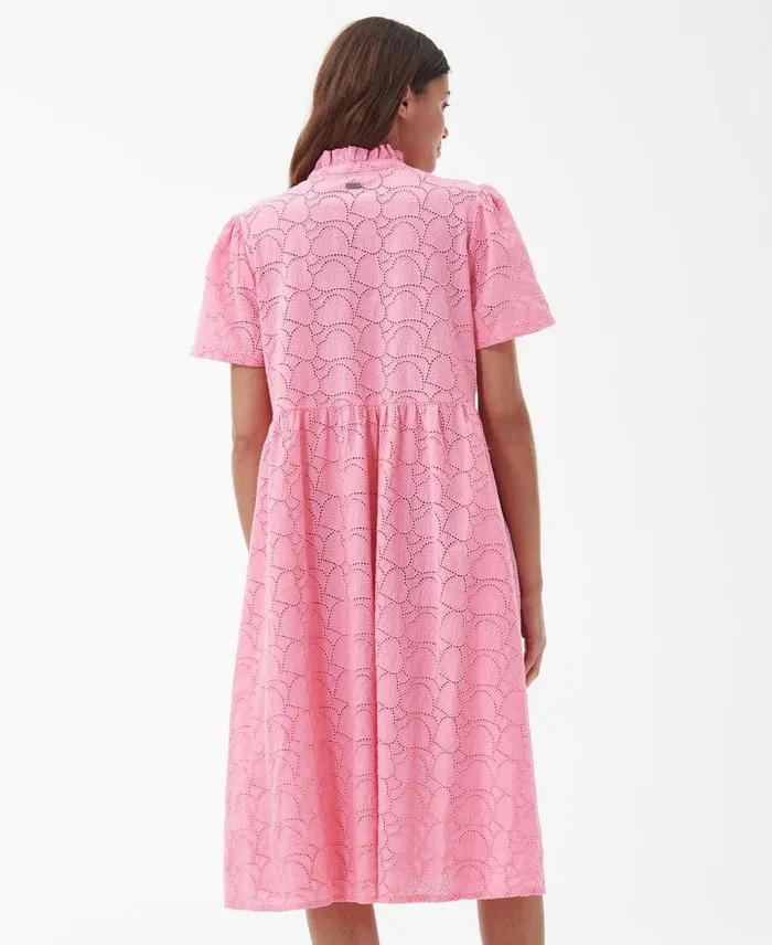 Women Dresses and Skirts Barbour Palmetto Midi Dress Hibiscus Women Dresses and Skirts Barbour Palmetto Midi Dress Hibiscus