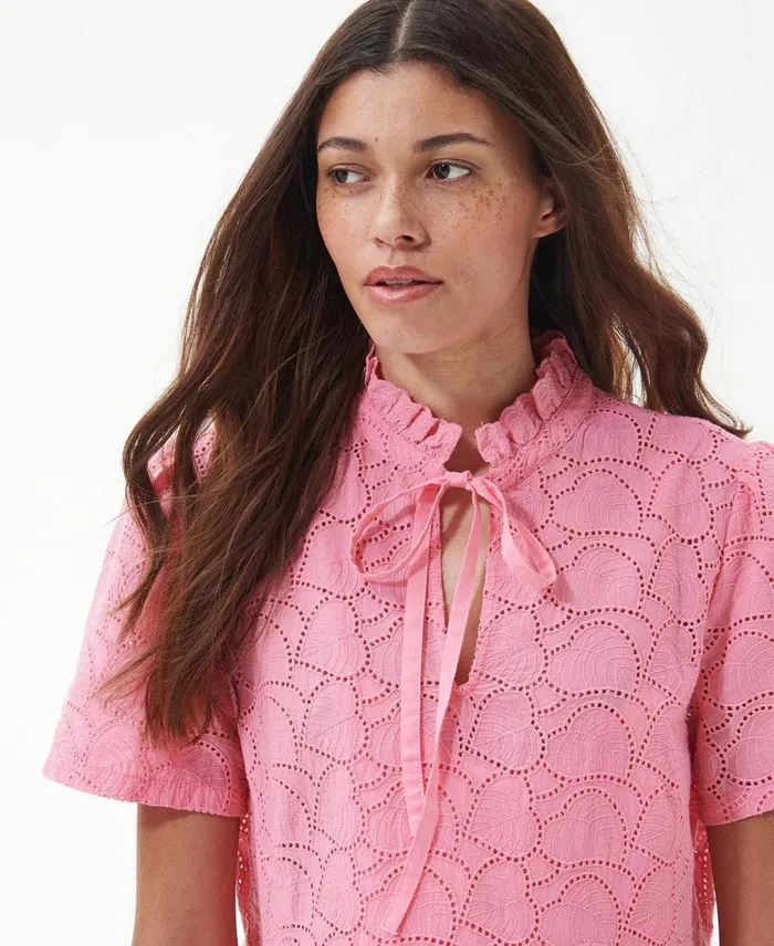 Women Dresses and Skirts Barbour Palmetto Midi Dress Hibiscus Women Dresses and Skirts Barbour Palmetto Midi Dress Hibiscus