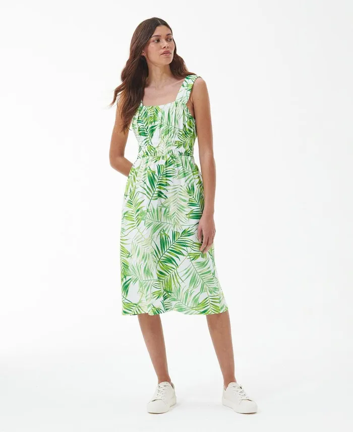 Women Dresses and Skirts Barbour Plumeria Midi Dress Classic Multi Women Dresses and Skirts Barbour Plumeria Midi Dress Classic Multi