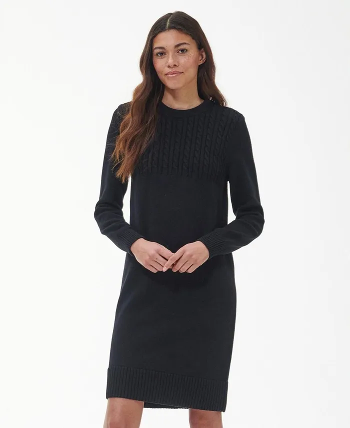 Women Dresses and Skirts Barbour Stitch Guernsey Dress Classic Black