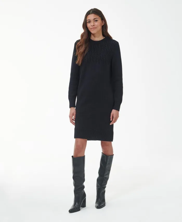Women Dresses and Skirts Barbour Stitch Guernsey Dress Classic Black Women Dresses and Skirts Barbour Stitch Guernsey Dress Classic Black
