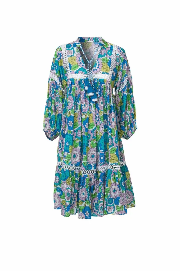Women Dresses DODO BAR OR Mimi Dress F3 Blue
