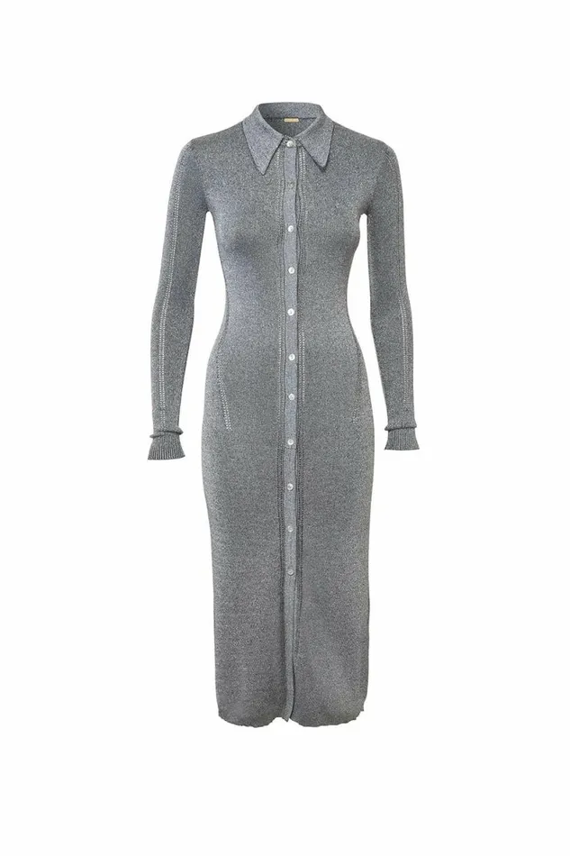 Women Dresses DODO BAR OR Rihanna Dress Silver