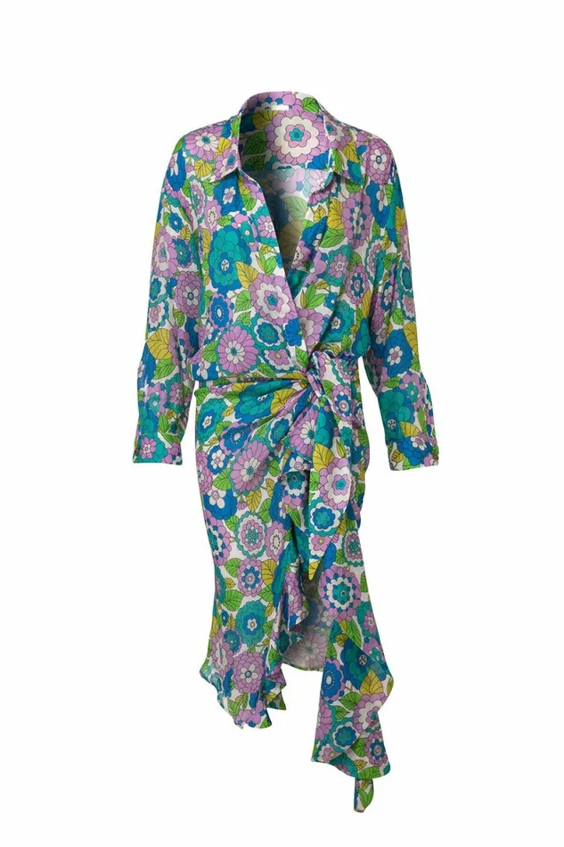 Women Dresses DODO BAR OR Vivi Dress F3 Blue