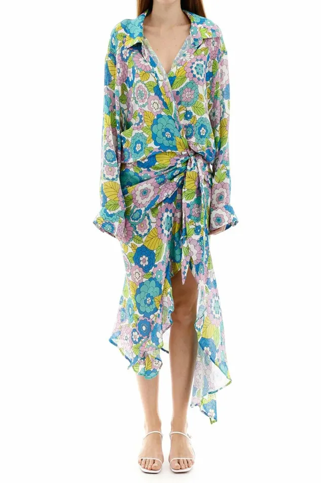 Women Dresses DODO BAR OR Vivi Dress F3 Blue