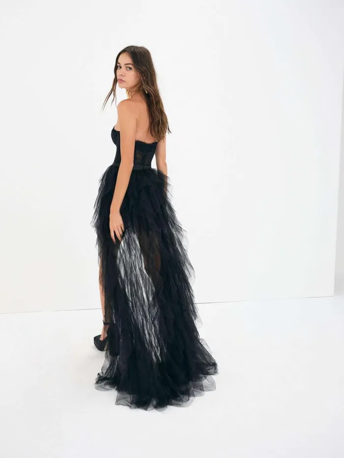 Women Dresses For Love and Lemons Bustier Gown Black Women Dresses For Love and Lemons Bustier Gown Black