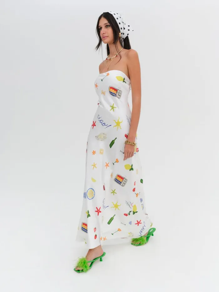 Women Dresses For Love and Lemons Carla Strapless Maxi Dress Multi Women Dresses For Love and Lemons Carla Strapless Maxi Dress Multi