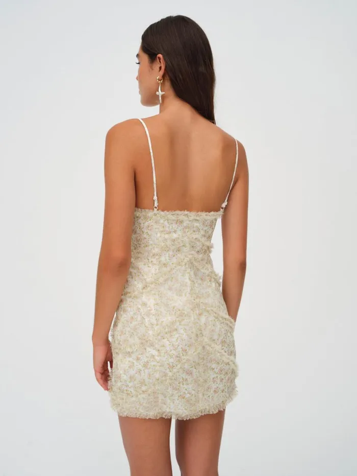 Women Dresses For Love and Lemons Chania Mini Dress Yellow Women Dresses For Love and Lemons Chania Mini Dress Yellow
