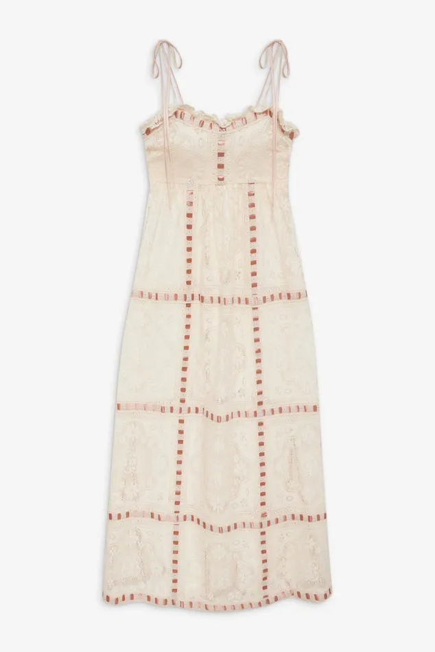 Women Dresses For Love and Lemons Charlotte Maxi Dress Beige Women Dresses For Love and Lemons Charlotte Maxi Dress Beige