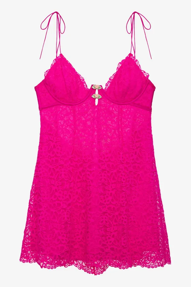 Women Dresses For Love and Lemons Creamsicle Lace Slip Dress Pink Women Dresses For Love and Lemons Creamsicle Lace Slip Dress Pink
