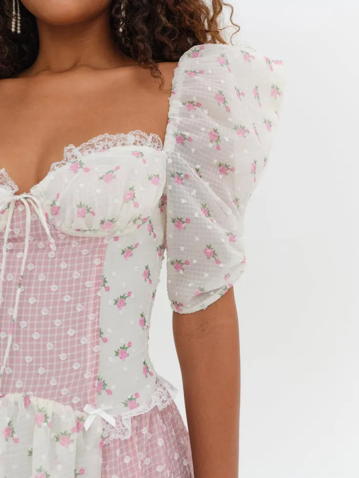 Women Dresses For Love and Lemons Francine Mini Dress Pink Women Dresses For Love and Lemons Francine Mini Dress Pink