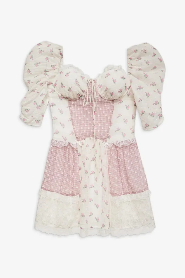 Women Dresses For Love and Lemons Francine Mini Dress Pink Women Dresses For Love and Lemons Francine Mini Dress Pink
