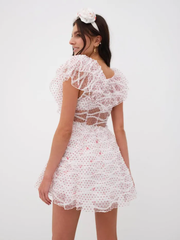 Women Dresses For Love and Lemons Ilaria Mini Dress White Women Dresses For Love and Lemons Ilaria Mini Dress White