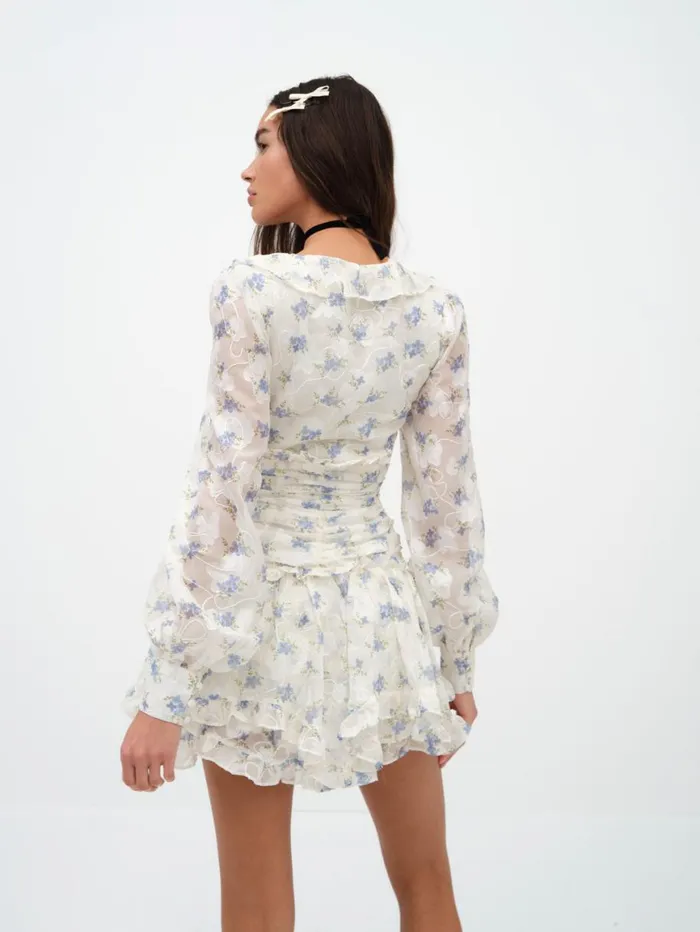 Women Dresses For Love and Lemons Jayleen Mini Dress Blue Women Dresses For Love and Lemons Jayleen Mini Dress Blue