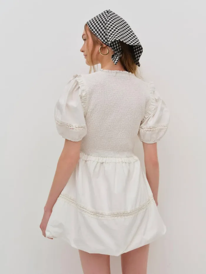 Women Dresses For Love and Lemons Sandy Mini Dress White Women Dresses For Love and Lemons Sandy Mini Dress White