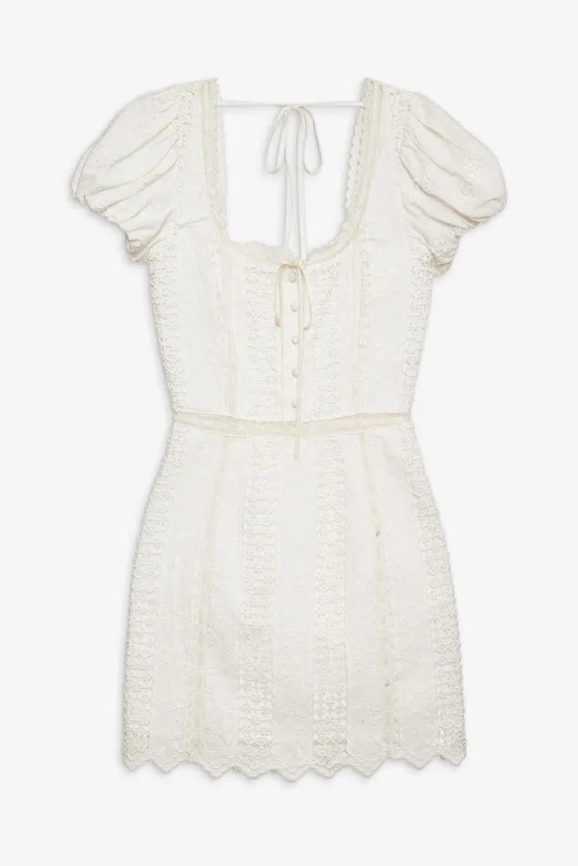 Women Dresses For Love and Lemons Tracy Mini Dress White Women Dresses For Love and Lemons Tracy Mini Dress White