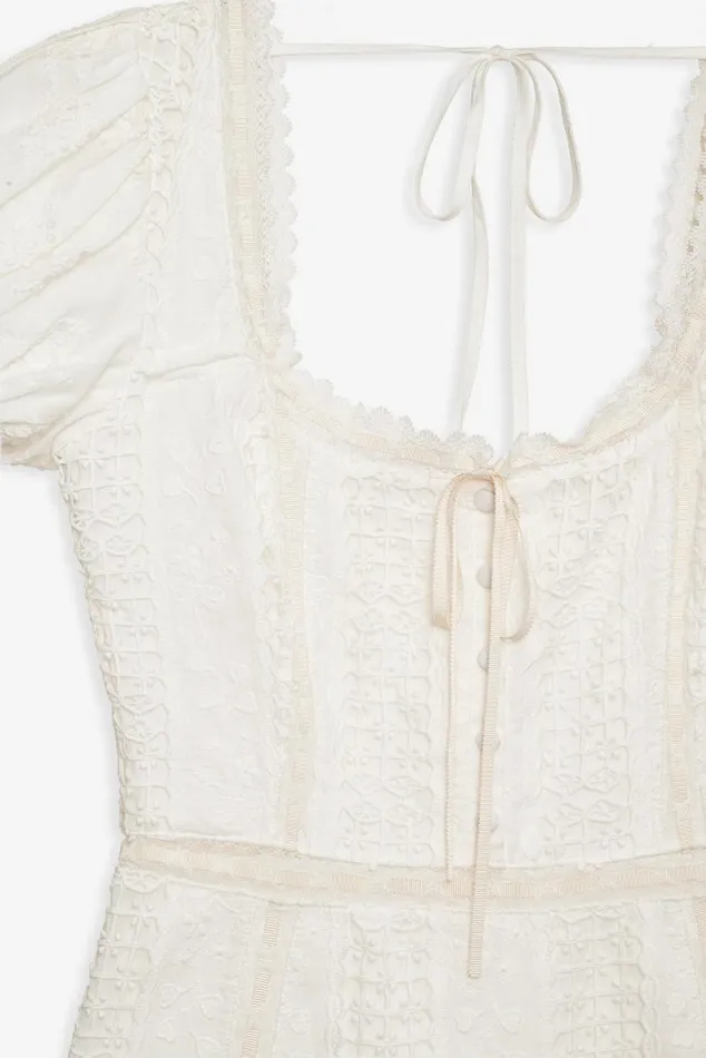 Women Dresses For Love and Lemons Tracy Mini Dress White Women Dresses For Love and Lemons Tracy Mini Dress White