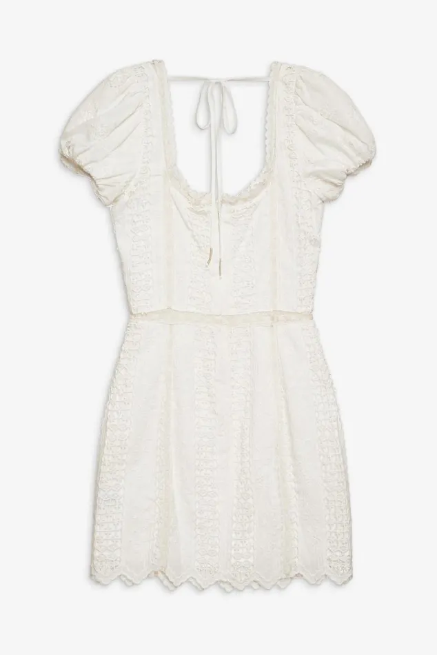 Women Dresses For Love and Lemons Tracy Mini Dress White Women Dresses For Love and Lemons Tracy Mini Dress White
