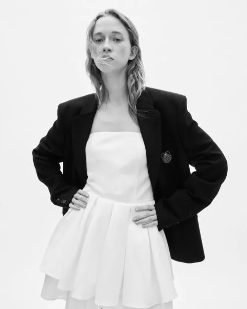 Women Dresses The Kooples Short Ecru Bustier Dress Ecru