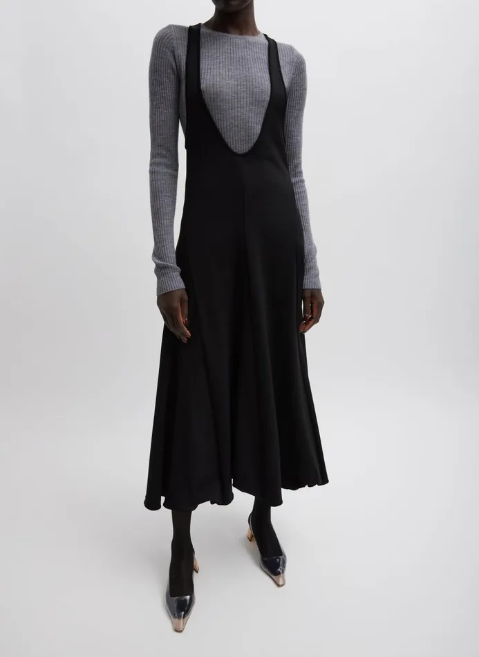 Women Dresses Tibi Compact Ultra Stretch Tank Dress Black