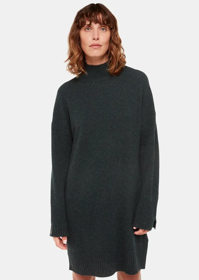 Women Dresses Whistles Forest Green Amelia Wool Knitted Dress