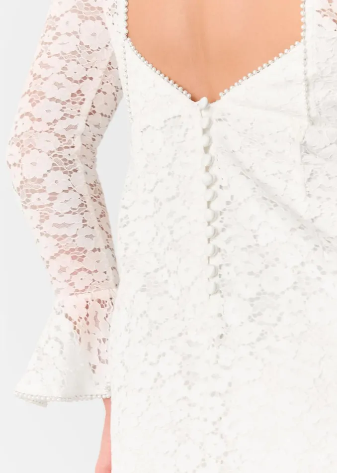 Women Dresses Whistles Ivory Frances Lace Wedding Dress