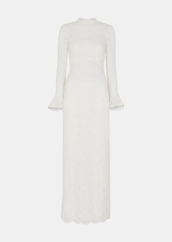 Women Dresses Whistles Ivory Frances Lace Wedding Dress
