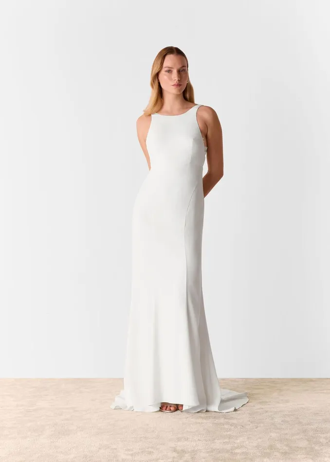 Women Dresses Whistles Ivory Lina Lace Insert Wedding Dress