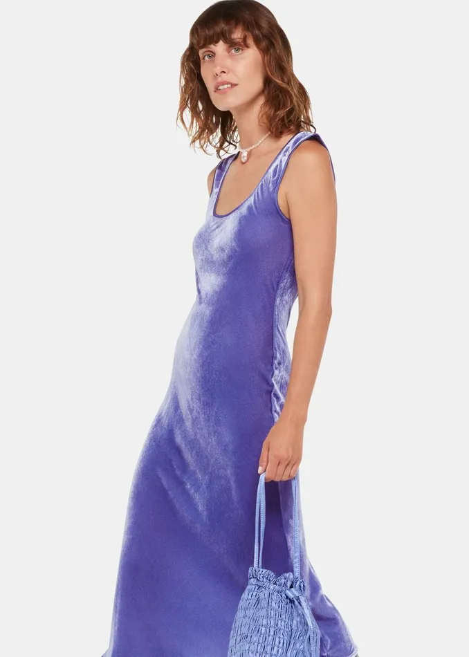 Women Dresses Whistles Purple Hai Velvet Sienna Dress