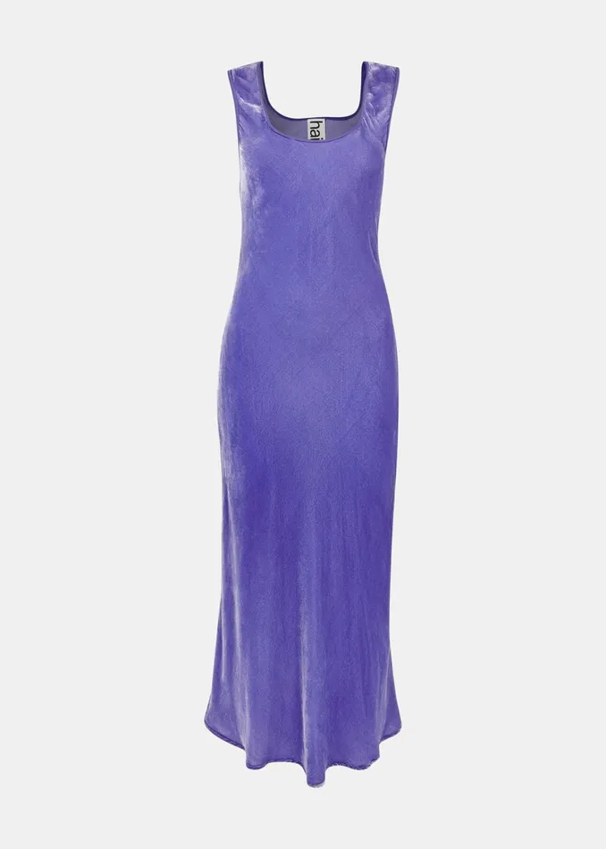 Women Dresses Whistles Purple Hai Velvet Sienna Dress