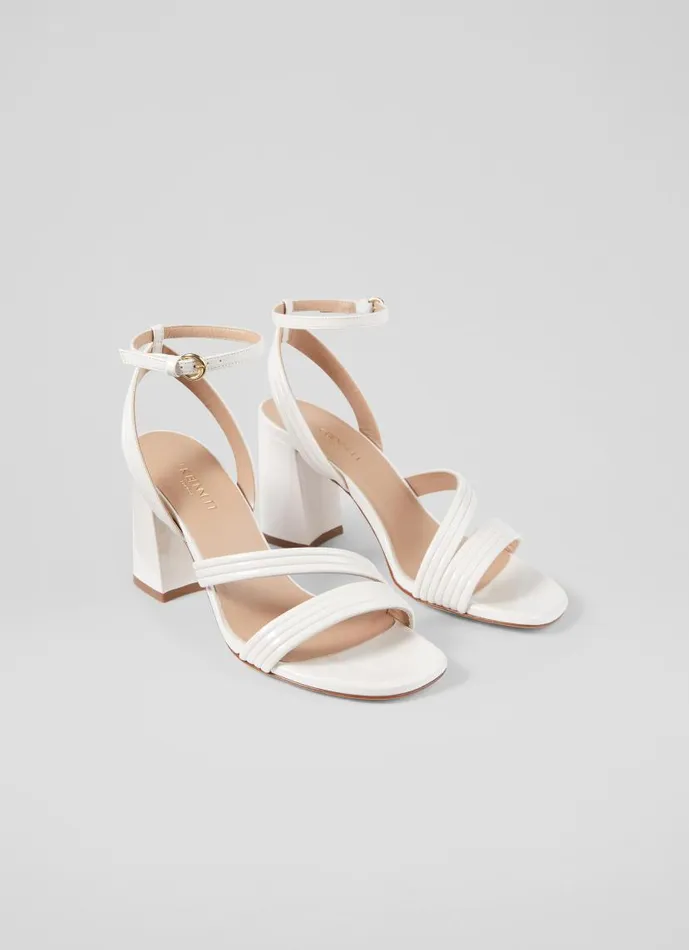 Women Edita Pearl Strap Block Heel Pearl LKBennett Sandals Women Edita Pearl Strap Block Heel Pearl LKBennett Sandals
