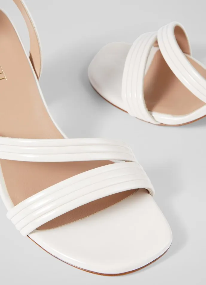 Women Edita Pearl Strap Block Heel Pearl LKBennett Sandals Women Edita Pearl Strap Block Heel Pearl LKBennett Sandals
