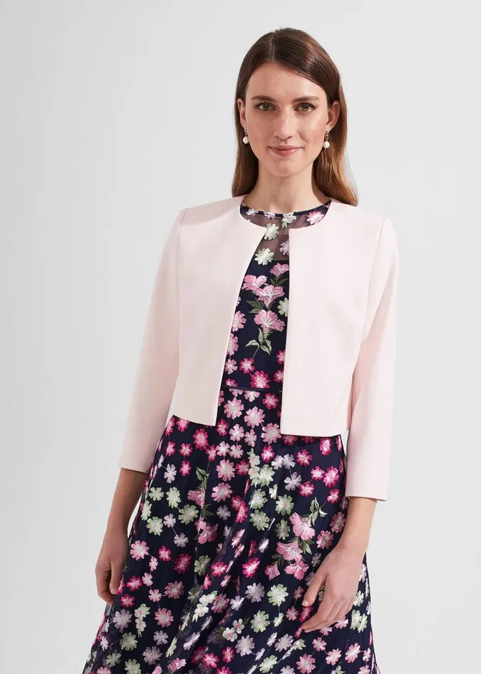 Women Elize Jacket Pale Pink Hobbs Coats and Jackets