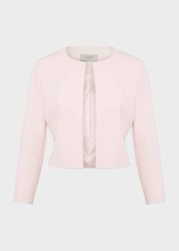Women Elize Jacket Pale Pink Hobbs Coats and Jackets