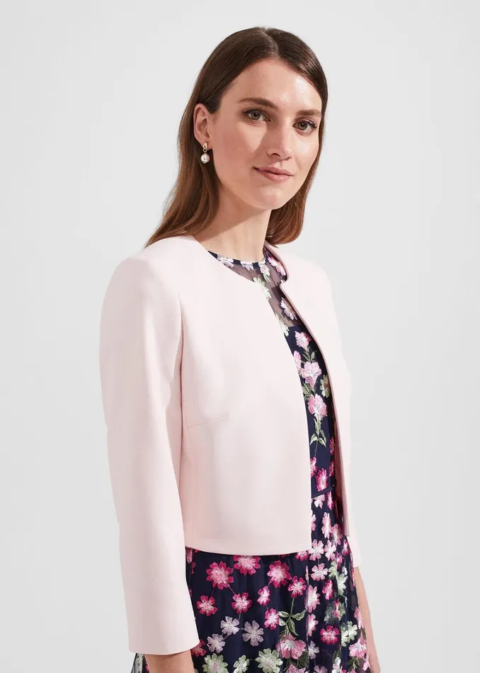 Women Elize Jacket Pale Pink Hobbs Coats and Jackets