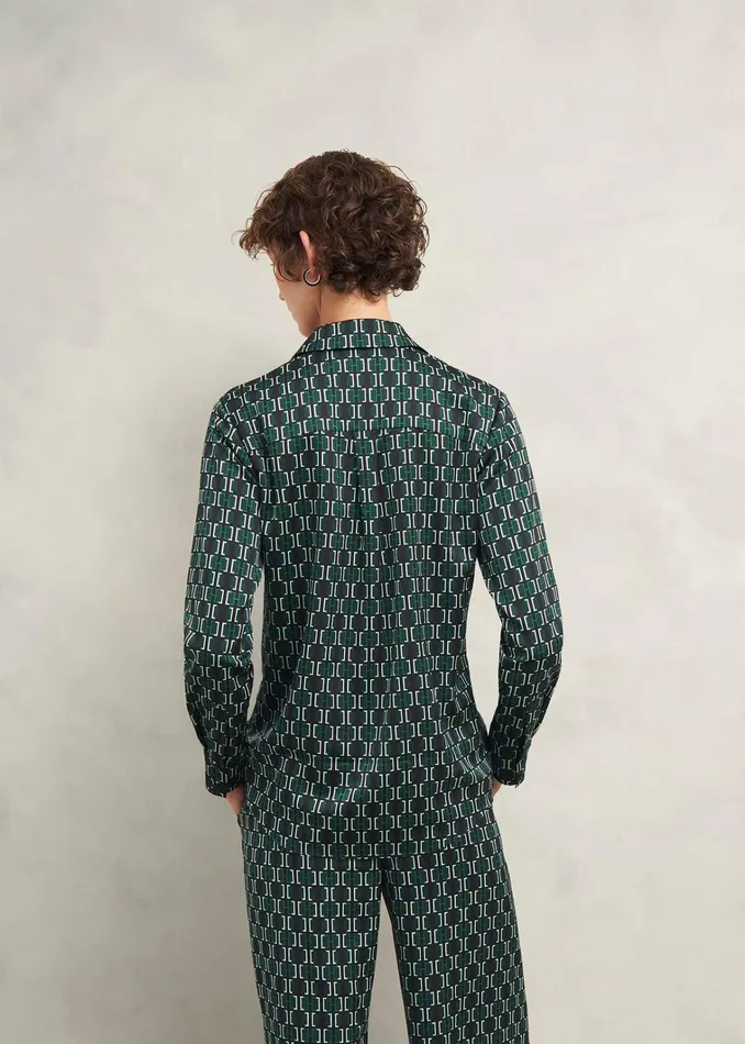 Women Finwell Satin Shirt Multi Hobbs Tops