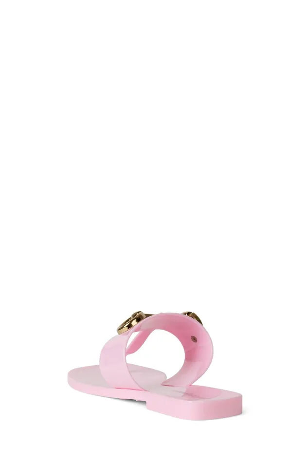 Women Flat Jeffrey Campbell ALILBIT Cream Shiny