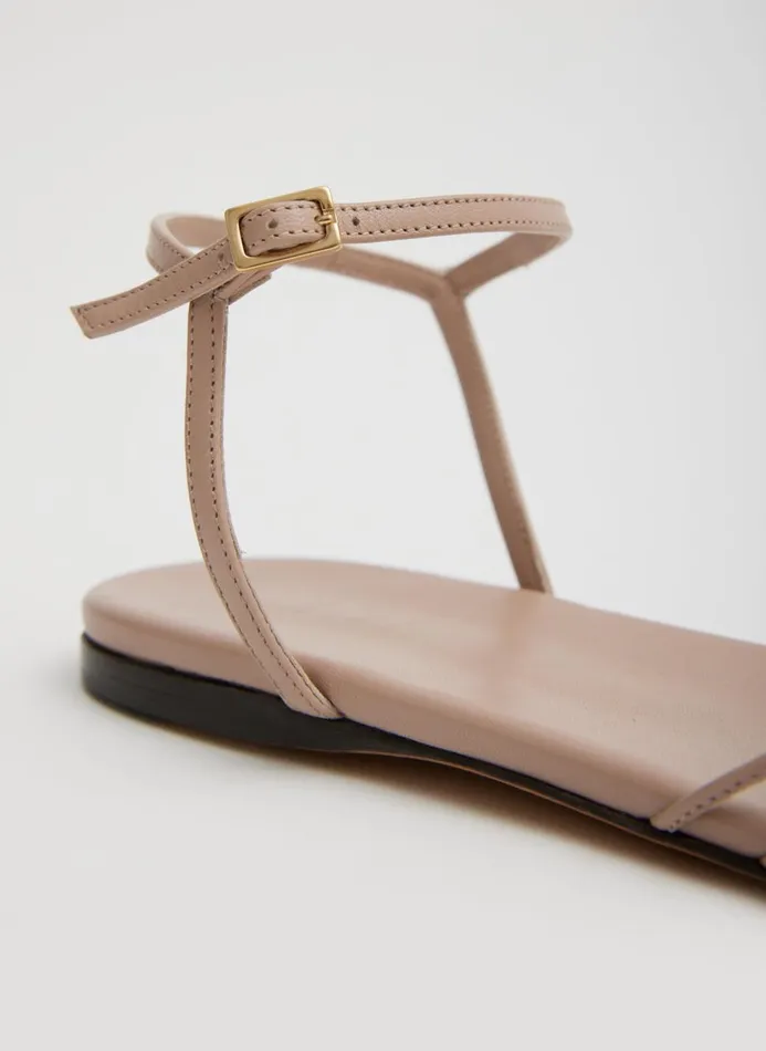 Women Flats Tibi Berneice Kidskin Sandal Nude