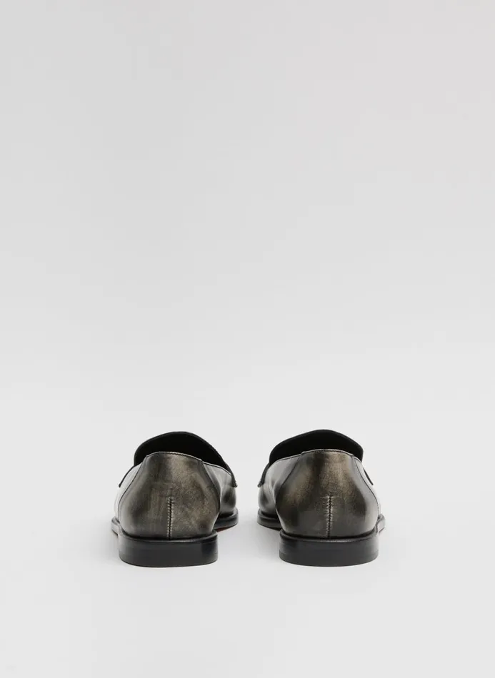 Women Flats Tibi Nacho Loafer Blackwhite